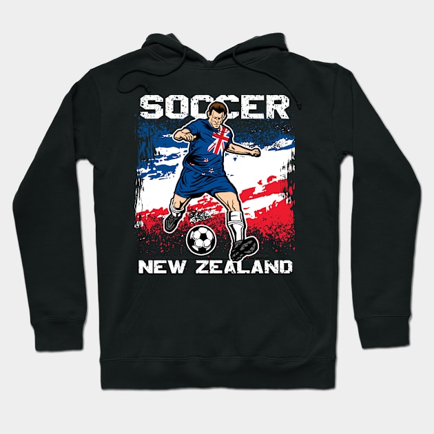 New Zealand Soccer Futbol Hoodie by megasportsfan